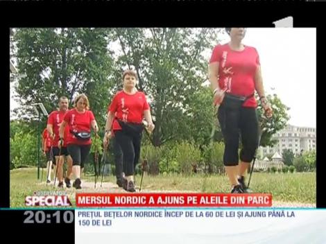 Special! Mersul nordic, cel mai nou sport apărut în România
