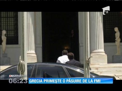 Guvernul Greciei a primit acordul FMI pentru o amânare a ratelor