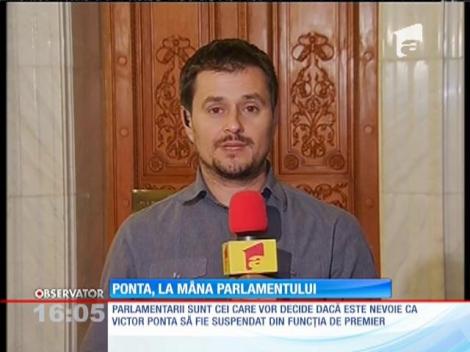 Victor Ponta nu demisionează și e la mâna Parlamentului!