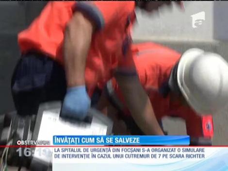 Exerciţiu de de intervenţie rapidă şi salvare în caz de cutremur