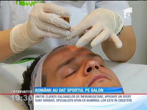 Numărul domnilor care merg la cosmetică s-a dublat
