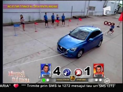 ”Spartanii”, încă o probă câștigată din cursa pentru mașină