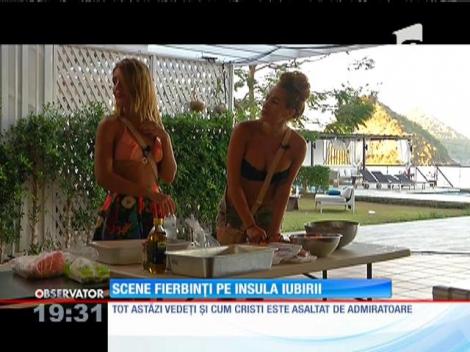 Scene fierbinți pe Insula iubirii