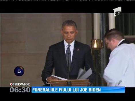 Funeraliile fiului vicepreşedintelui Joe Biden