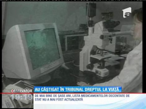 Justiţia obligă statul să actualizeze lista medicamentelor compensate