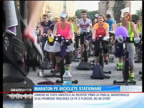 Maraton pe biciclete staţionare