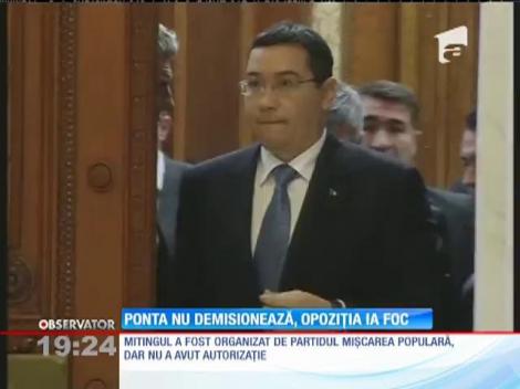 Război politic! Victor Ponta nu demisionează, opoziția nu acceptă