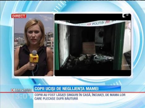 Dramă înfiorătoare în Uricani. 3 fraţi cu vîrste cuprinse între unu şi 10 ani au murit arşi de vii