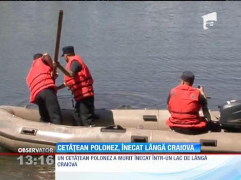 Un cetăţean polonez s-a înecat în lacul Hanul Doctorului din Craiova