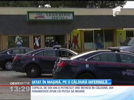 Şi-a UITAT copilul de 2 an în maşină!