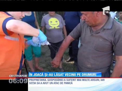 Doi fraţi de nici şase ani i-au lăsat pe doi bătrâni pe drumuri după ce s-au jucat cu chibriturile