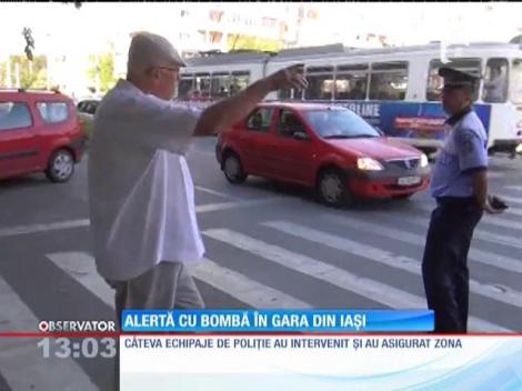 Alertă cu bombă, la gara din Iaşi!