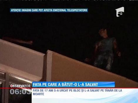 Şi-a bătut iubita până când a umplut-o de vânătăi, iar ea l-a salvat de la moarte câteva momente mai târziu