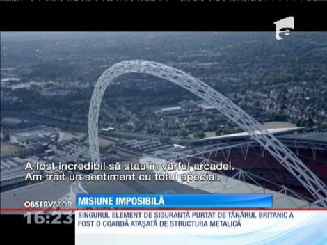 Misiune imposibilă pe arcada stadionului Wembley