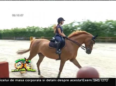 Anne Marie Bontea, cel mai tânăr campion al României la echitaţie