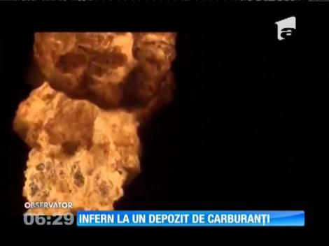 Incendiu devastator lângă Kiev