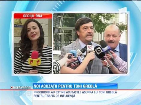 Noi acuzaţii pentru Toni Greblă