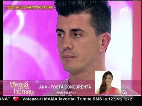 Reacţiile Anei după mărturisirile făcute de Petru! Ce a declarat concurenta