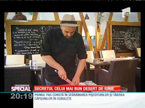 Special! Desertul pe bază de căpșune