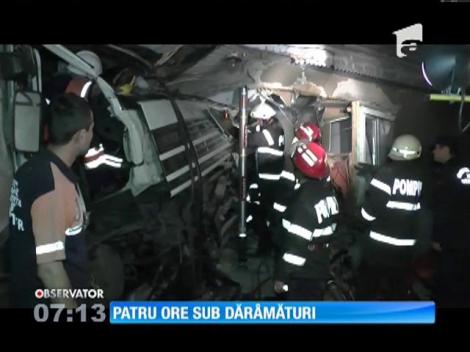 O cursă banală s-a transformat într-o luptă pentru viaţă pentru un şofer de TIR