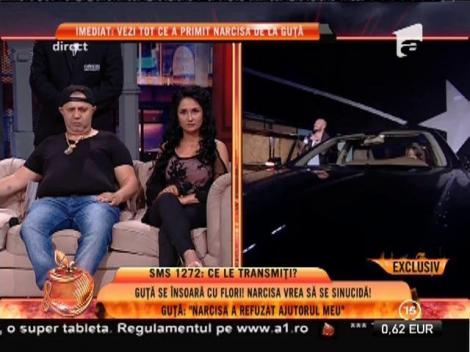 Narcisa a intrat direct cu bolidul de lux în platoul de la "Un Show Păcătos"!