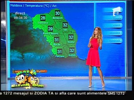 Timpul frumos alternează cu ploi torenţiale, de vară! Vremea cu Flavia Mihăşan