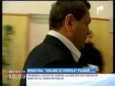 Update / Ministrul Transporturilor, Ioan Rus, și-a dat demisia!