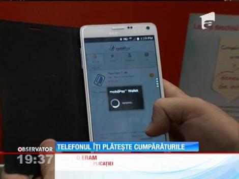 Telefonul, instrument de plată a cumpărăturilor