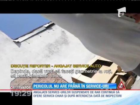 Atenție, șoferi! Unele atelierele auto fac reparaţii ilegale la sistemele de frânare ale maşinilor