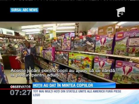 Hoţii din America au dat în mintea copiilor. Fură în neştire piese lego