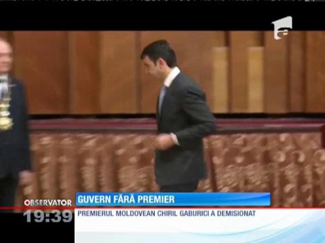 Republica Moldova a rămas fără premier! Chiril Gaburici şi-a dat azi demisia