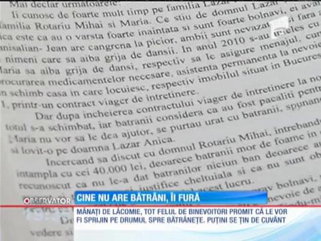Bătrânii rămaşi singuri pe lume, pradă uşoară pentru escroci!