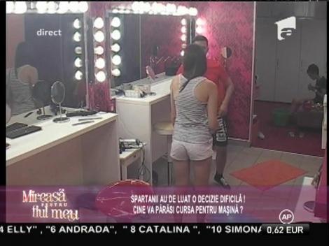 Spartanii au de luat o decizie dificilă! Cine va părăsi cursa pentru maşină?