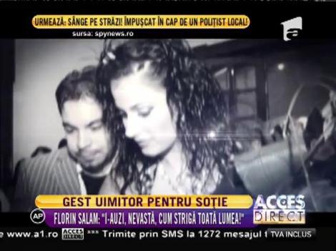 "În inima mea va avea mereu un loc special!" Florin Salam, gest uimitor pentru soția sa moartă