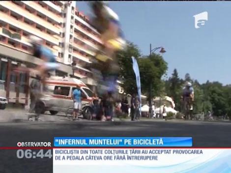 Pasionaţi de sportul de două roţi s-au întrecut într-o cursă nebună la Sinaia