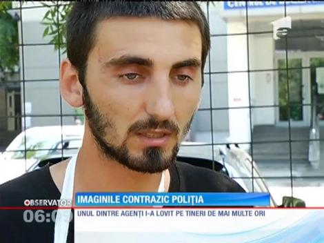 Poliţistul din Capitală, care a tras cu un pistol cu bile asupra unui tânăr, cercetat pentru abuz de funcţie