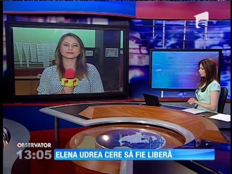 Elena Udrea vrea să fie liberă