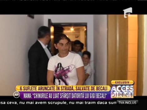 6 suflete aruncate în stradă, salvate de Gigi Becali