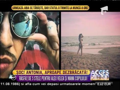 Antonia, poze aproape dezbăcată!