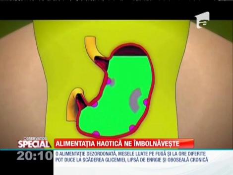 SPECIAL! Alimentația haotică ne &icirc;mbolnăvește