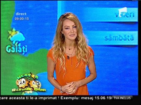 Nu scăpăm de ploi! Vremea cu Flavia Mihăşan
