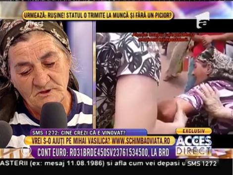 Polițiștii locali au traumatizat o bătrână care vindea legume în plină stradă!