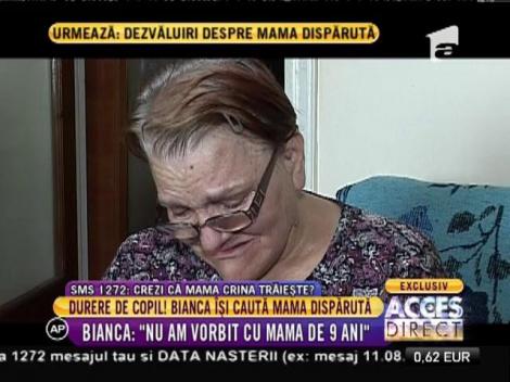 Durere de copil! Bianca își caută mama dispărută!