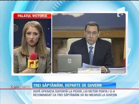 Victor Ponta, 3 săptămâni în concediu medical