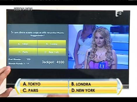 Rândul 6: În care dintre aceste oraşe se alfa renumitul muzeu Guggenheim?