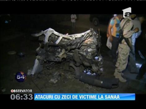 Atentate cu maşini-capcană în capitala Yemenului