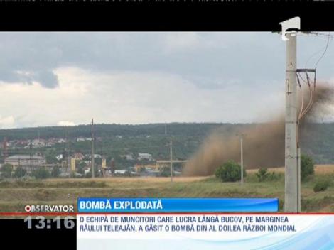 Bombă de peste 250 de kilograme, detonată  în Prahova