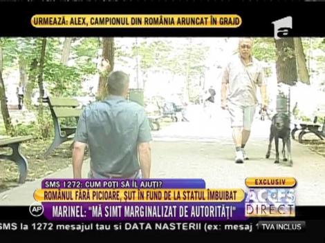Marinel, românul fără picioare umilit de statul român!
