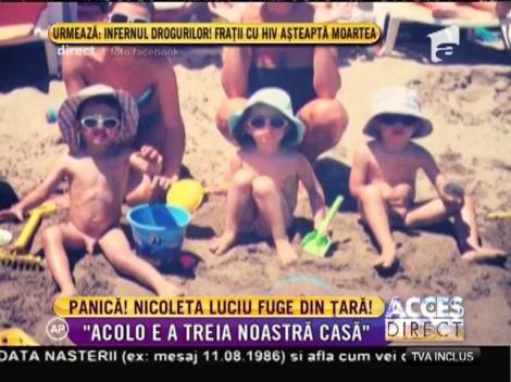 Nicoleta Luciu a plecat în vacanţă!