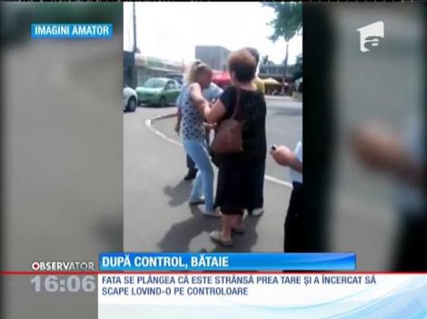 Incident revoltător la Constanţa între o tânără prinsă fără bilet şi o controloare de autobuz